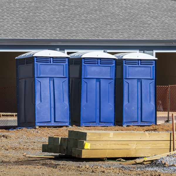 what is the expected delivery and pickup timeframe for the porta potties in Newport